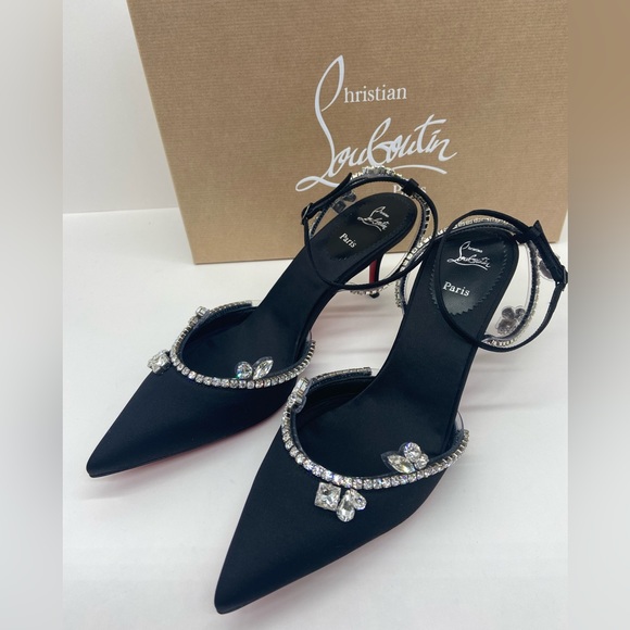 Christian Louboutin Marykate Queen 70MM Crystal-Embellished Pumps - Picture 9 of 13